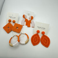 Emory Park Orange Earrings