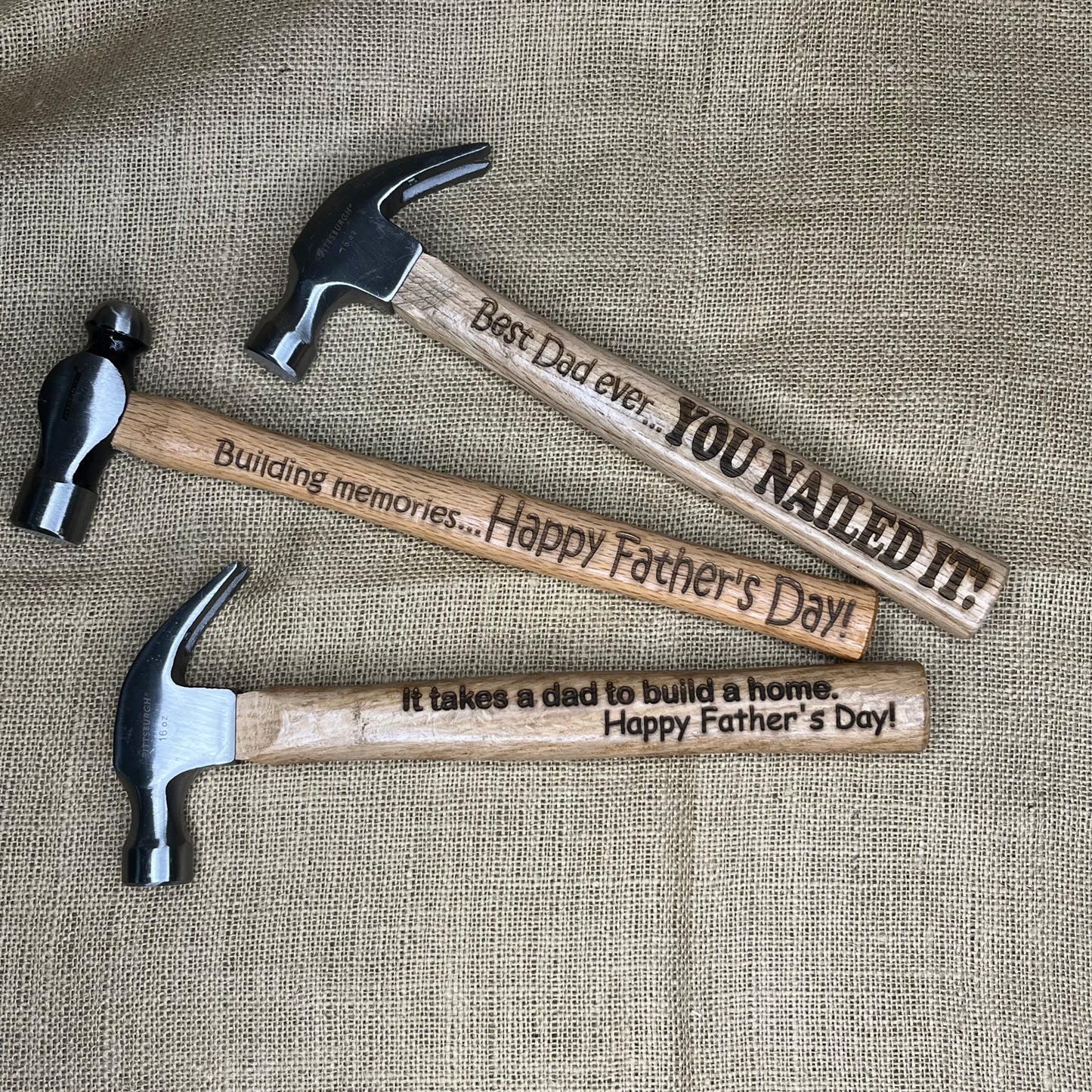 Fathers Day Engraved Hammers