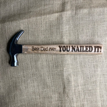 Fathers Day Engraved Hammers