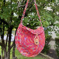 Crochet Raffia Hand Bag
