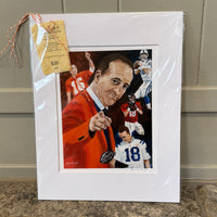 UT Manning Painted Print