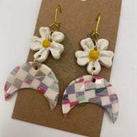 Clay Flower Earrings
