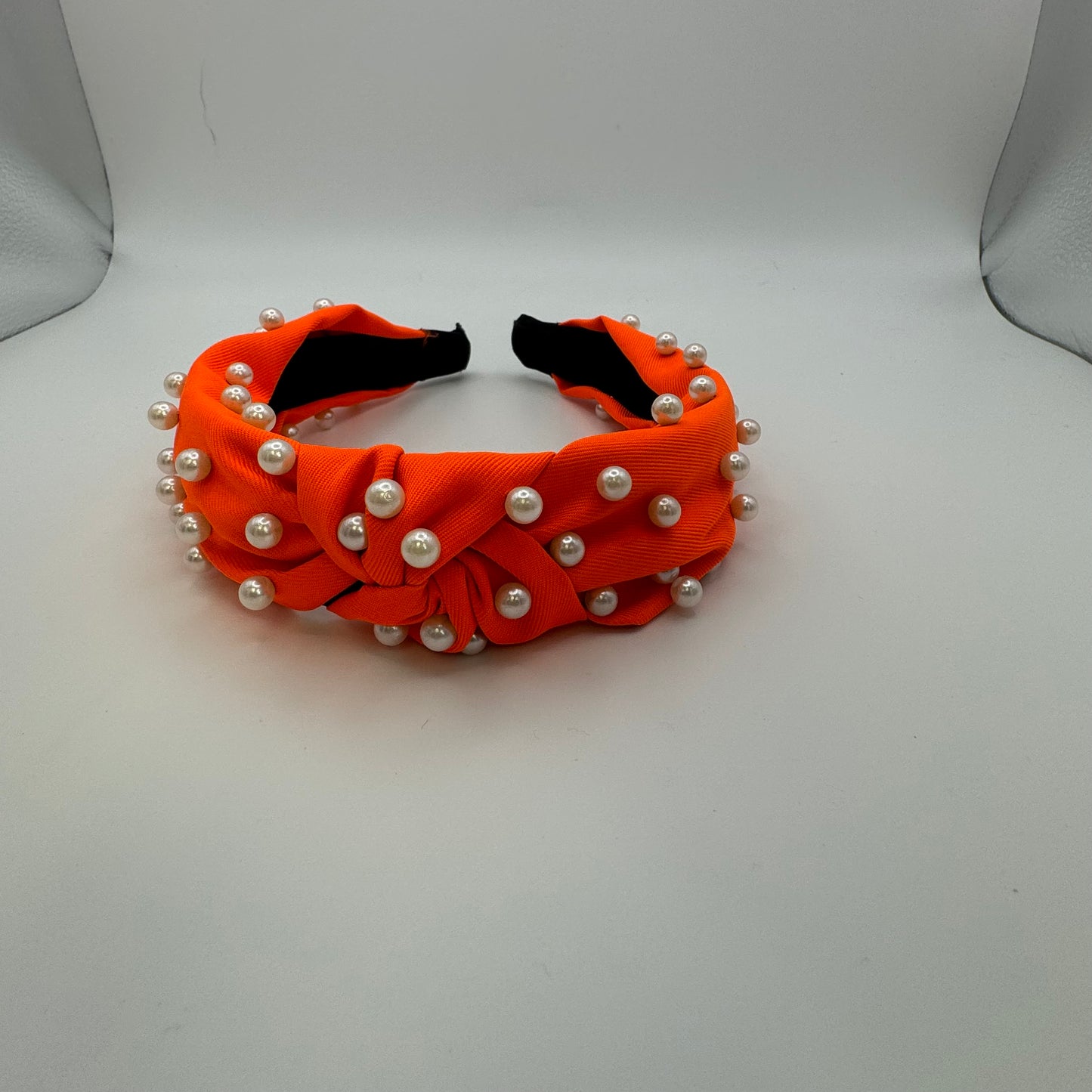 Orange and White Football Headbands