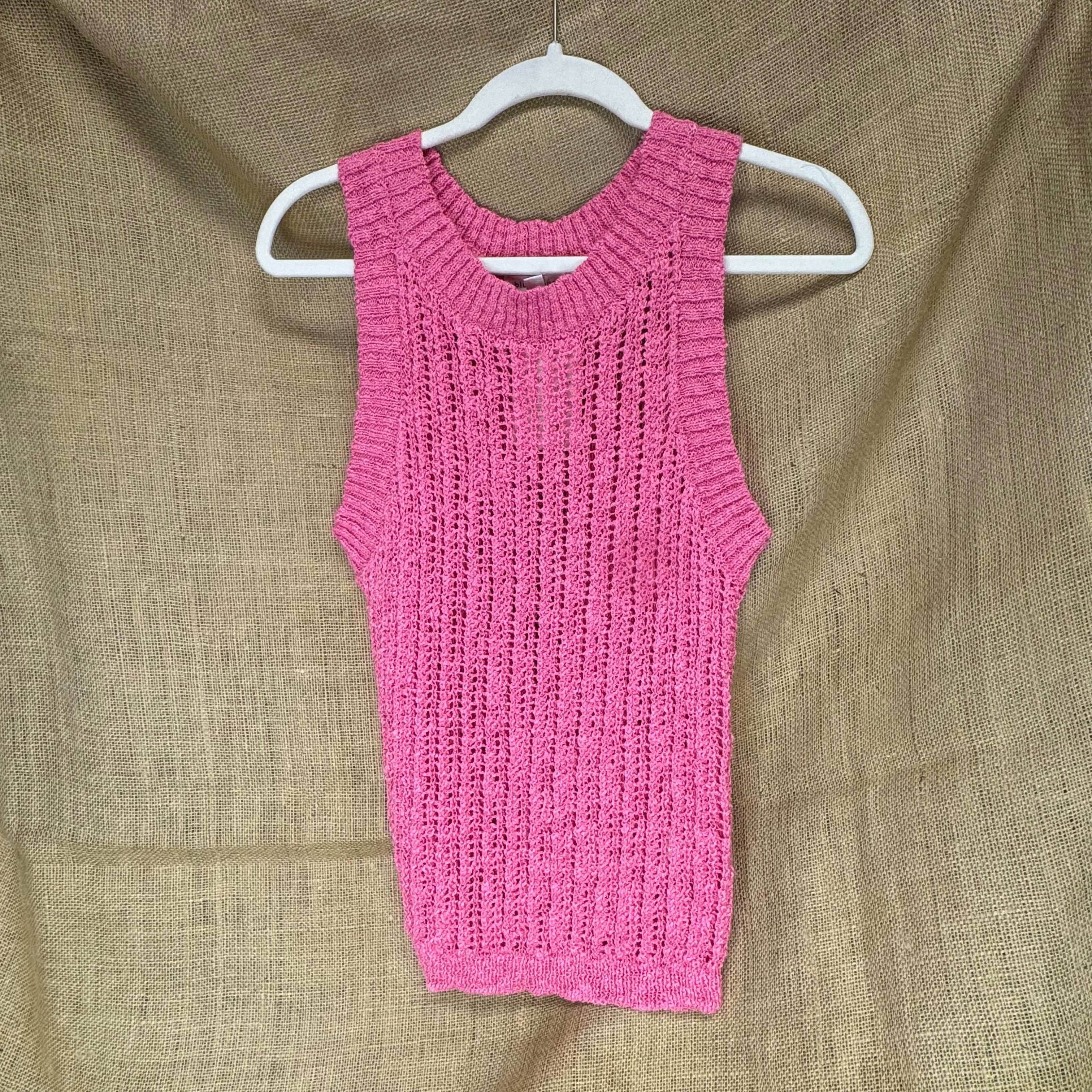 Pink Sweater Vest