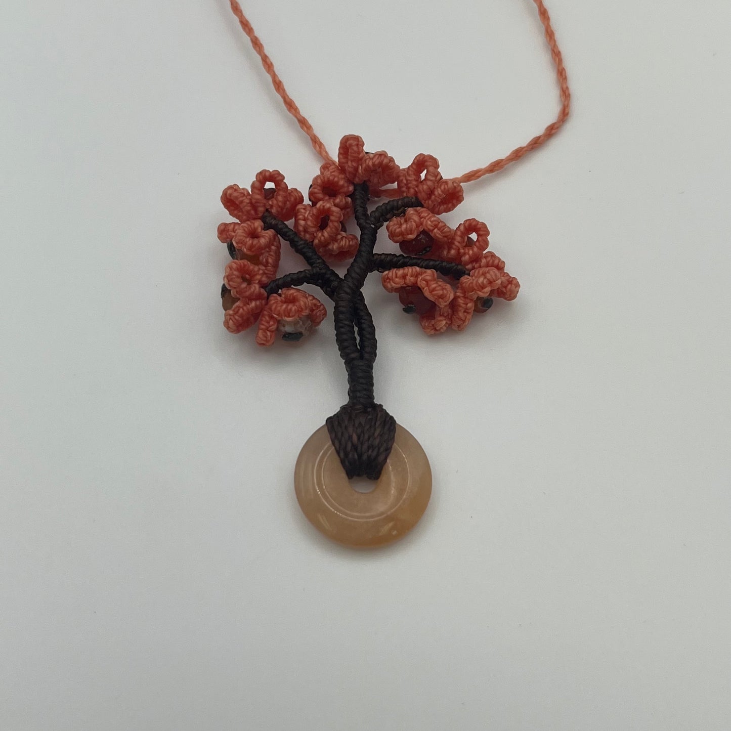 Handmade Macramé Tree Necklace