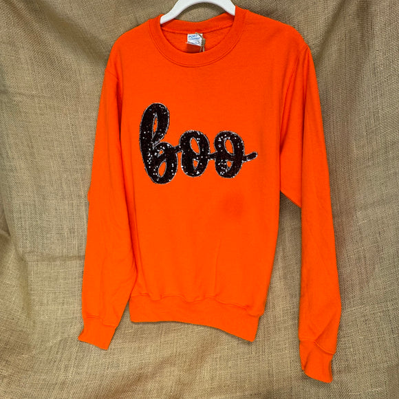 BOO Orange Pullover