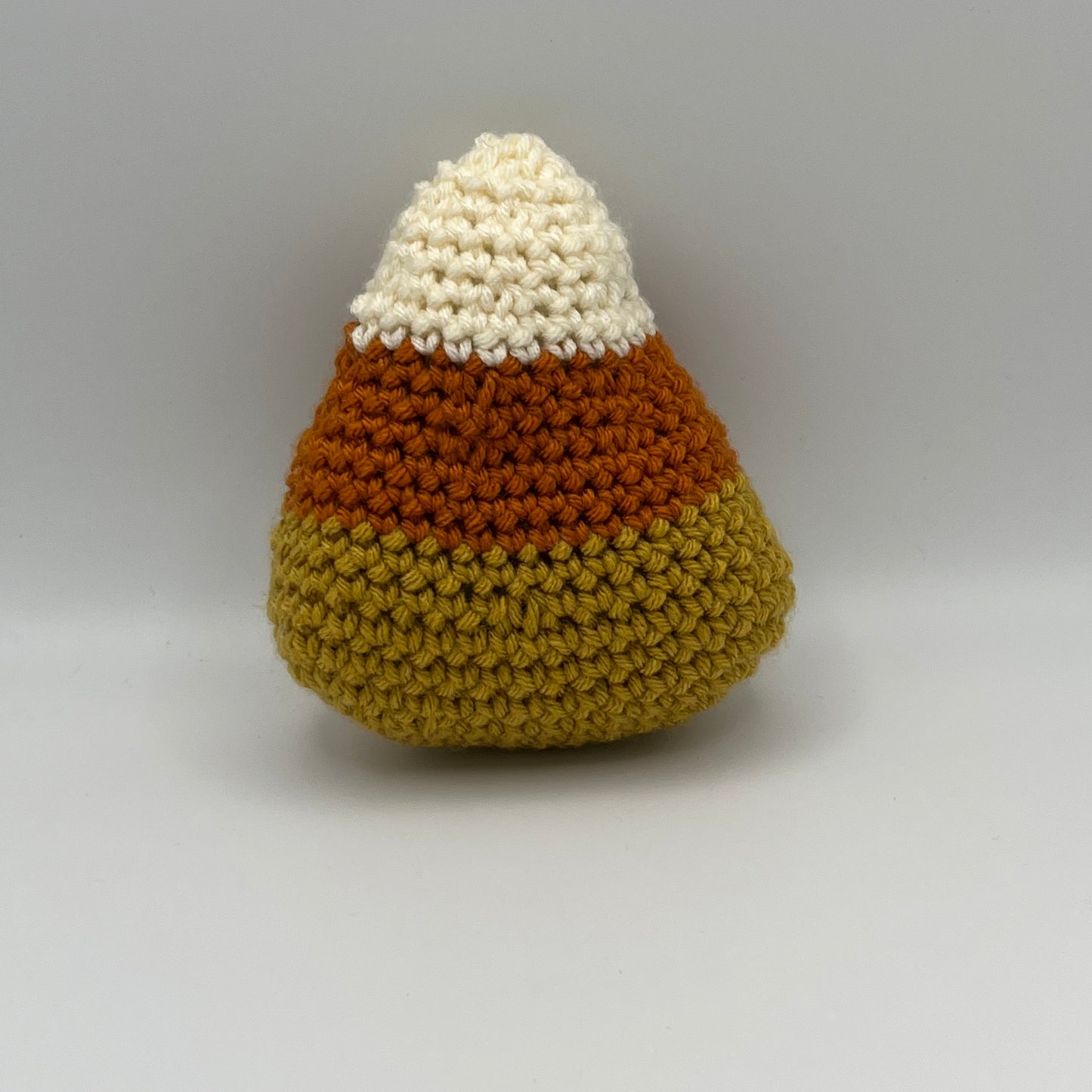 Crocheted Candy Corn Plushies