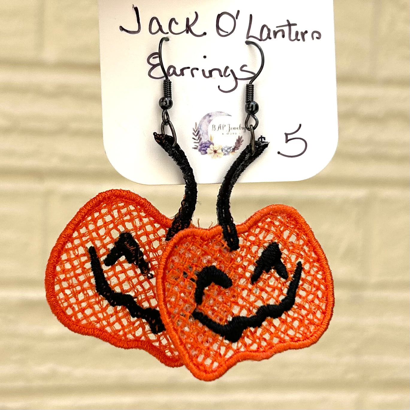 Jack-O' Lantern Earrings