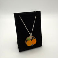 Glass Pumpkin Necklace