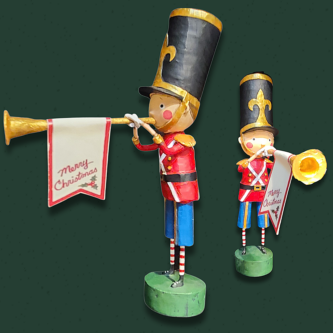 Lori Mitchell "Announcing Christmas" Figurine