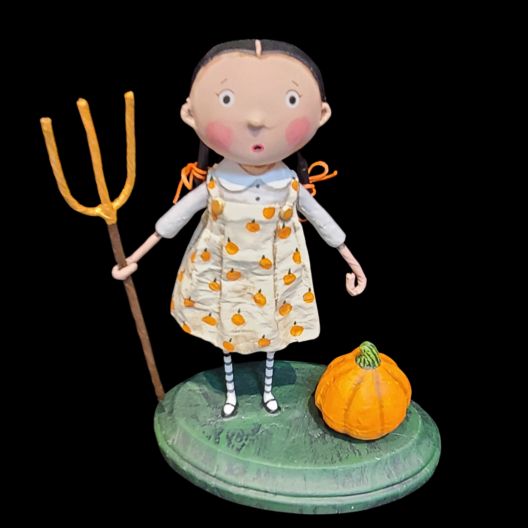 Lori Mitchell "Pru the Pumpkin Farmer" Figurine