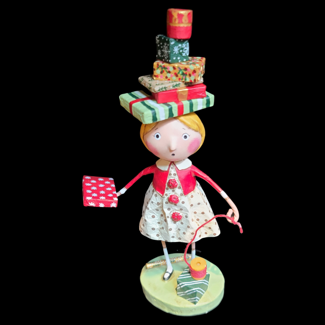 Lori Mitchell "Wrappings and Ribbons" Figurine