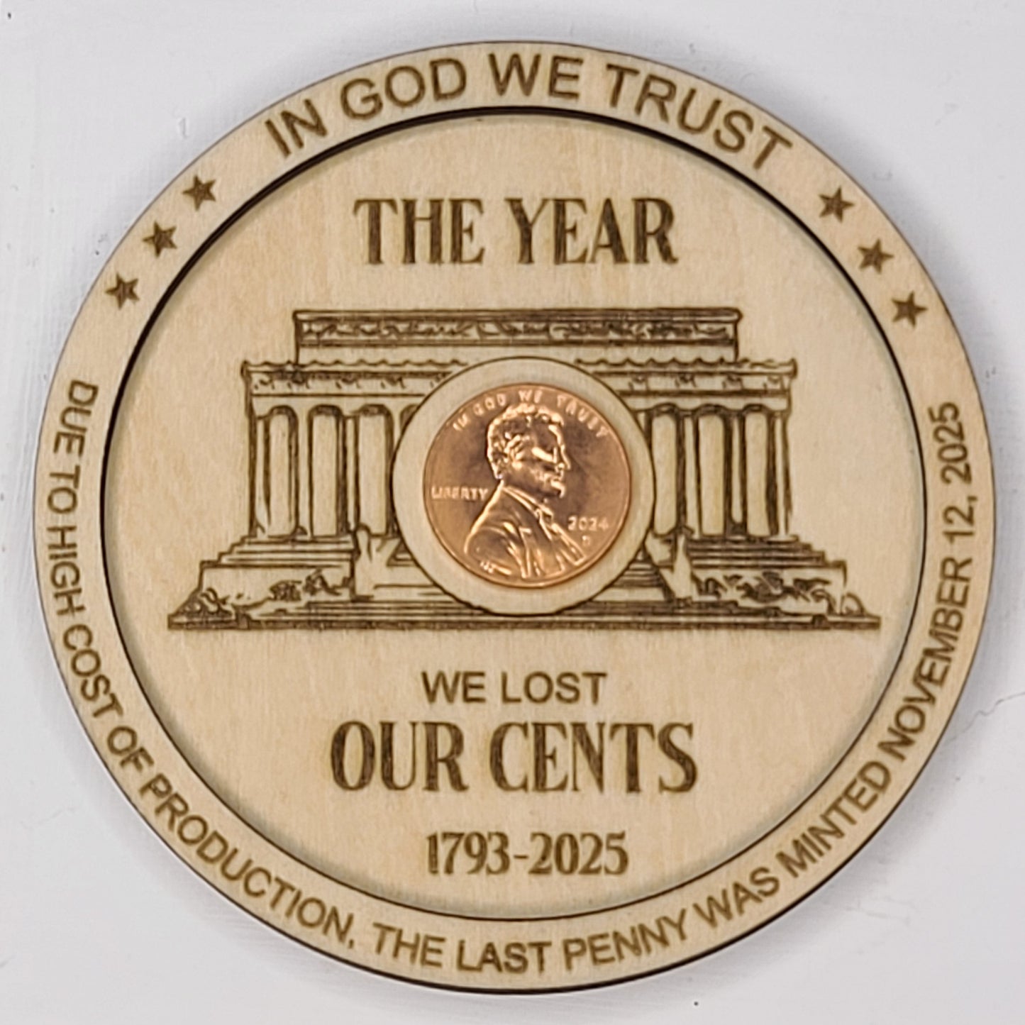 Commemorative Penny Magnet