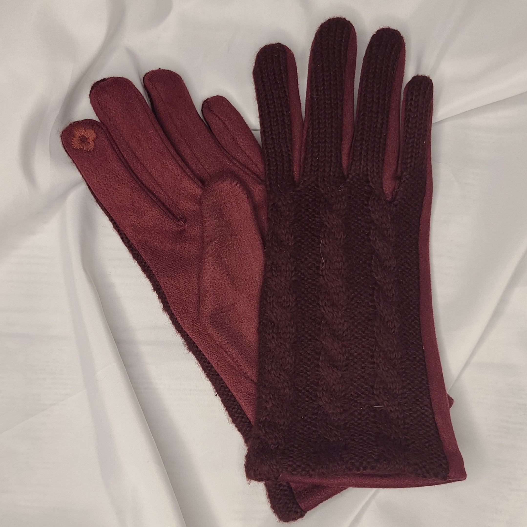 Ladies' Cable Knit Gloves