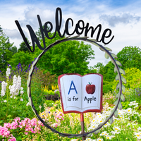 Decorative Outdoor "Welcome" Wreath