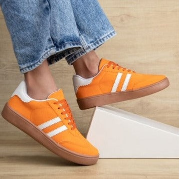 *PRE-ORDER* Orange Suede Sneakers