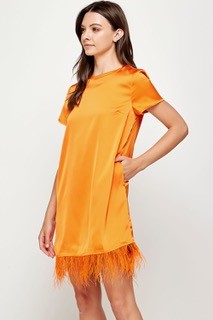 Big Orange Nights Party Dress *Pre-Order*