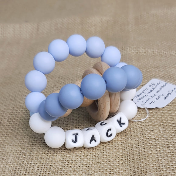Personalized Baby Teething Ring