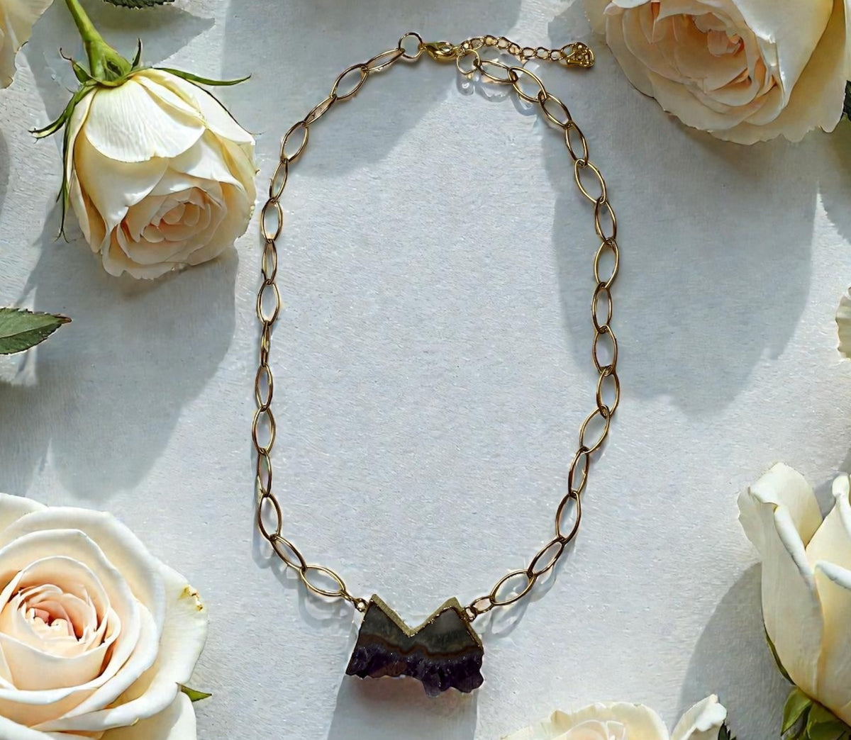 Amethyst Mountain Necklace