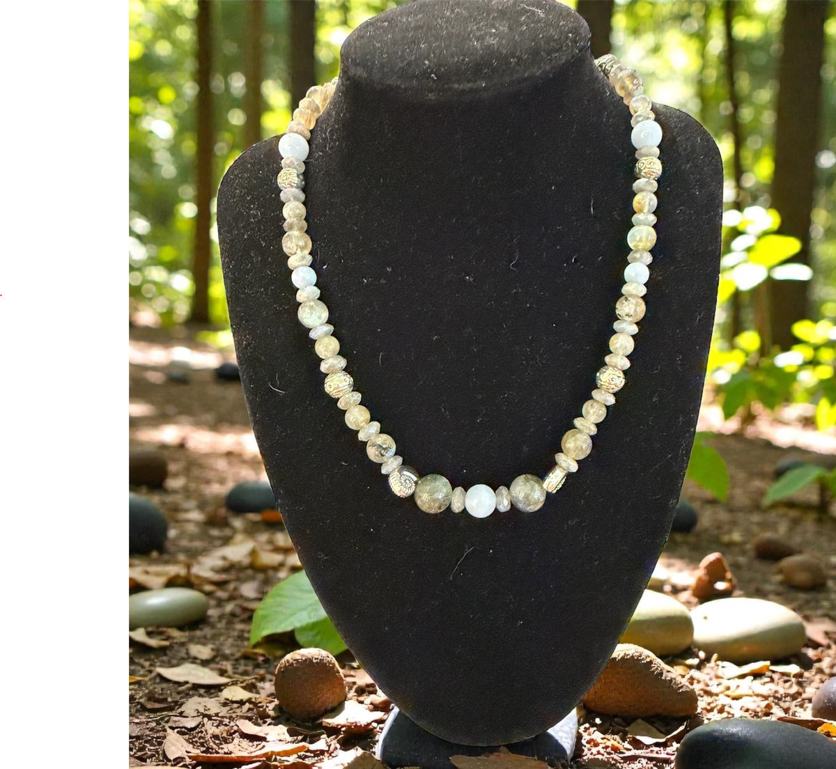 Labradorite and Angelite Necklace