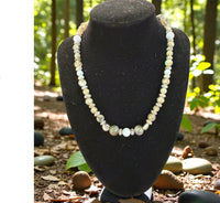Labradorite and Angelite Necklace