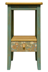 Sage and Gold Side Table