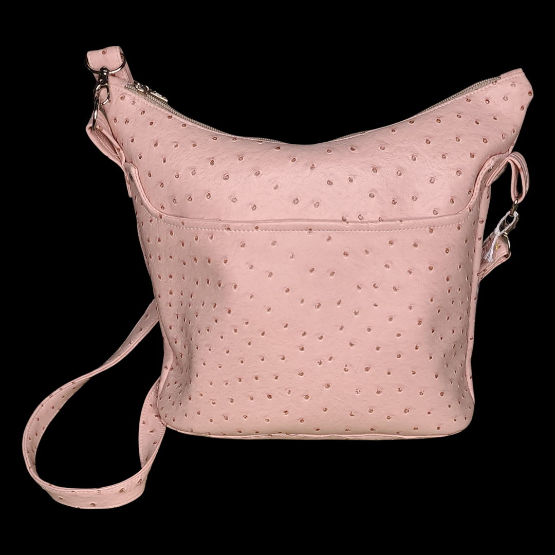 Salmon Pink Ostrich Purse