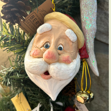 Santa Head Ornaments