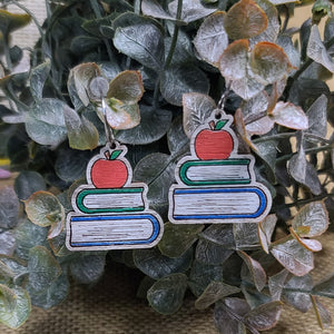 School Books Earrings