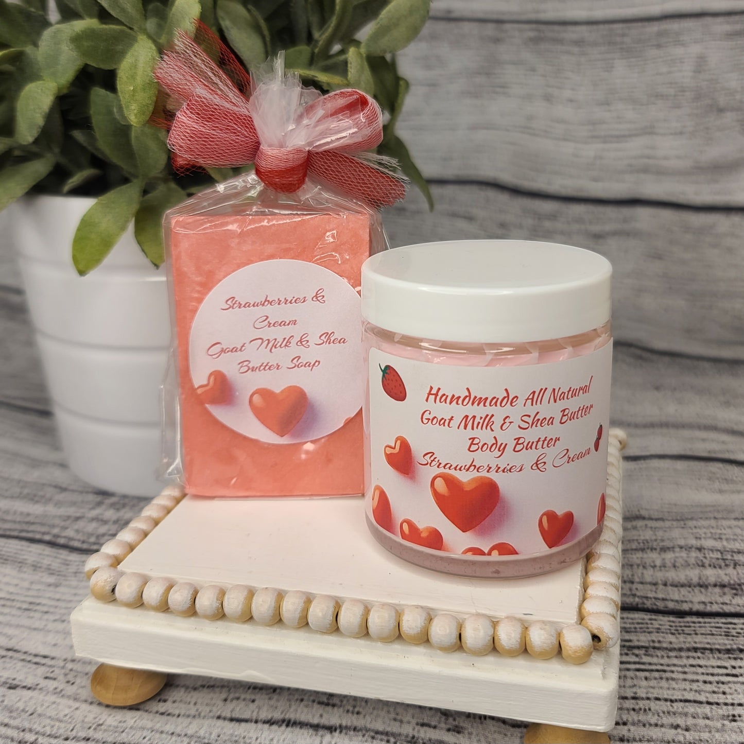 Strawberries & Cream Soap & Body Butter