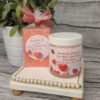 Strawberries & Cream Soap & Body Butter
