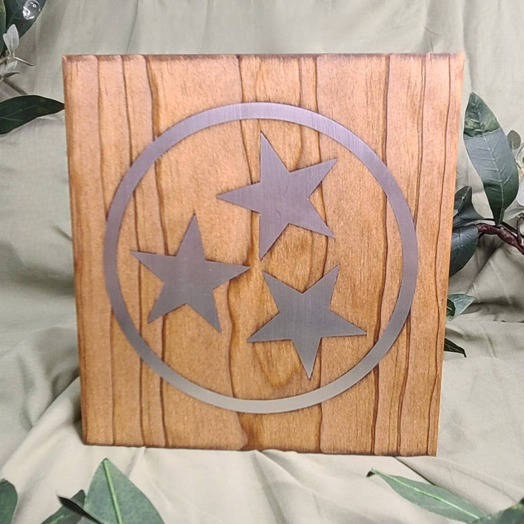 Handcrafted TN Tristar Cast Metal Inlay