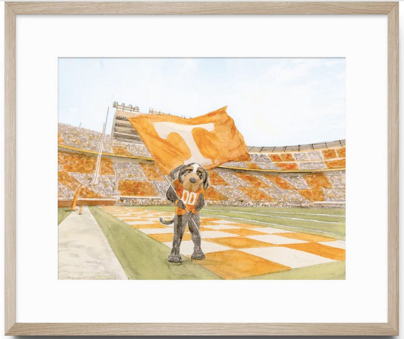 University of Tennessee Smokey Art Print
