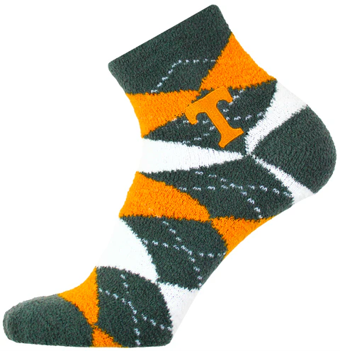 Tennessee Vols Fuzzy Argyle Socks