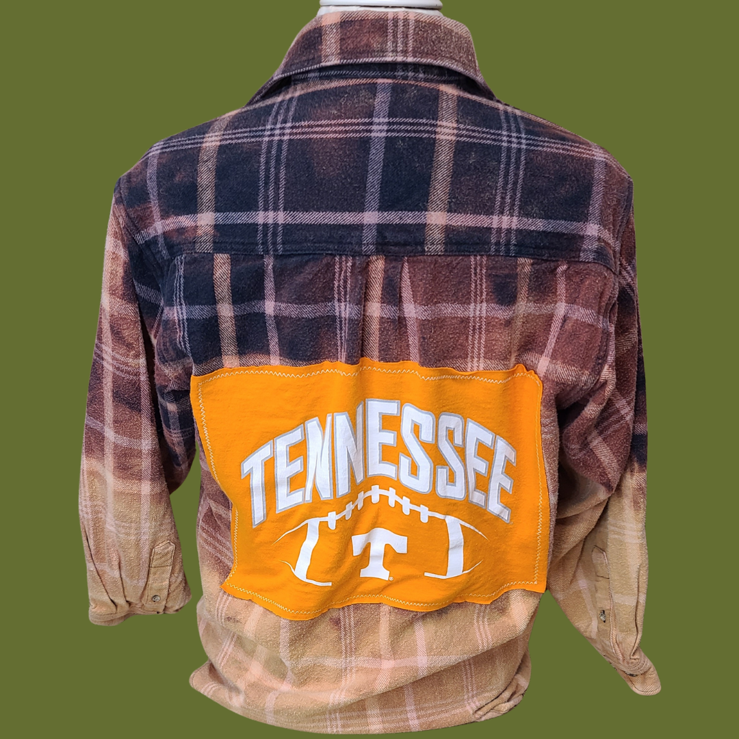 Upcycled Tennessee Flannel Shirt