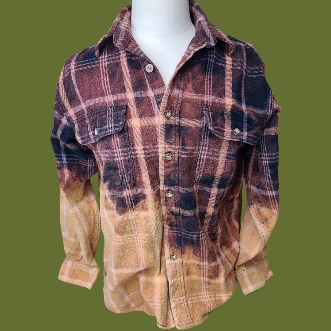 Upcycled Tennessee Flannel Shirt