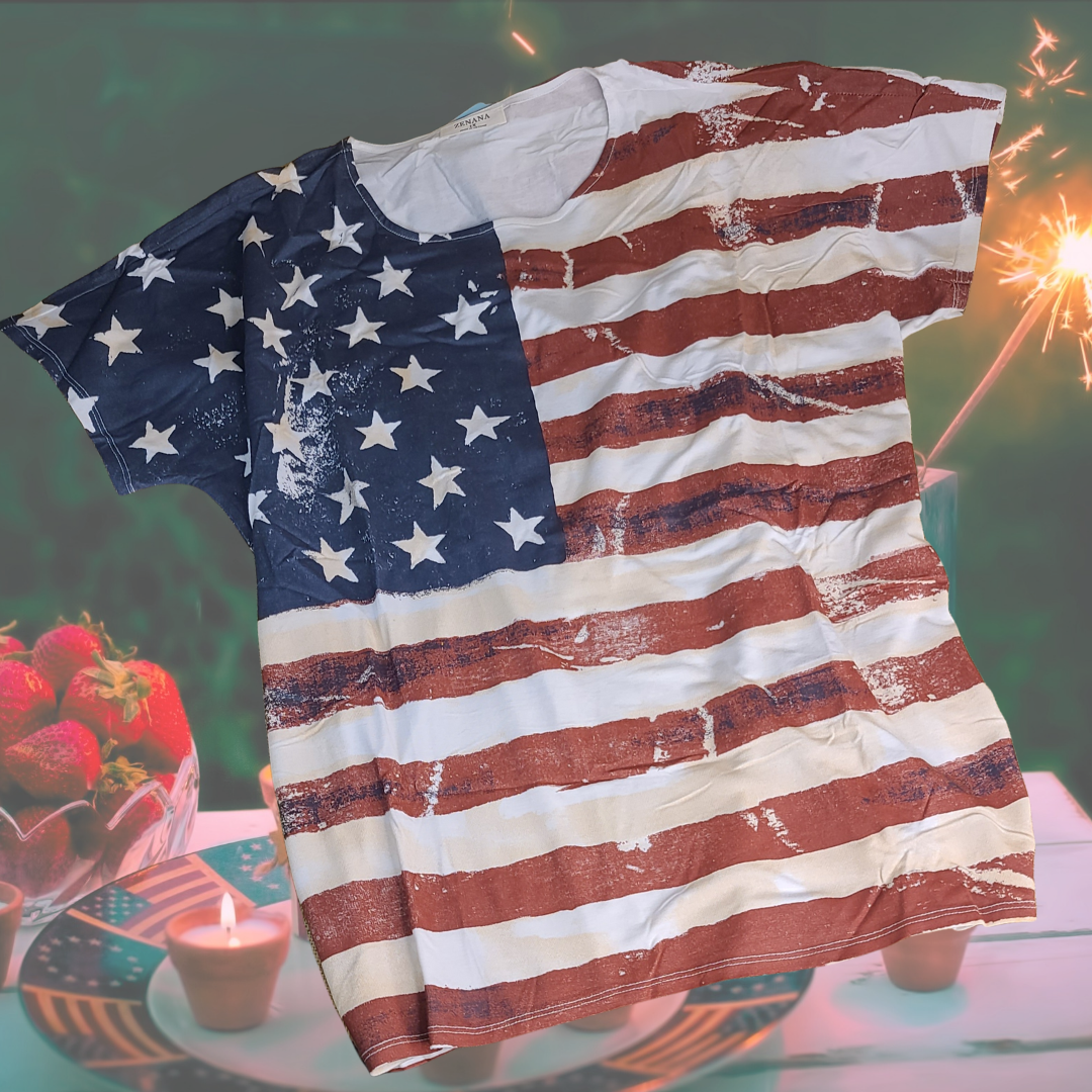 Ladies Stars & Stripes Top