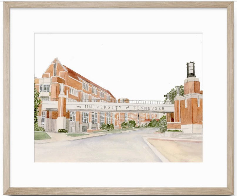 University of Tennessee Sign Art Print