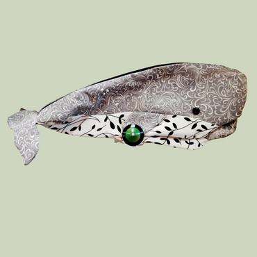 Whale Shaped Pencil & Art Bag