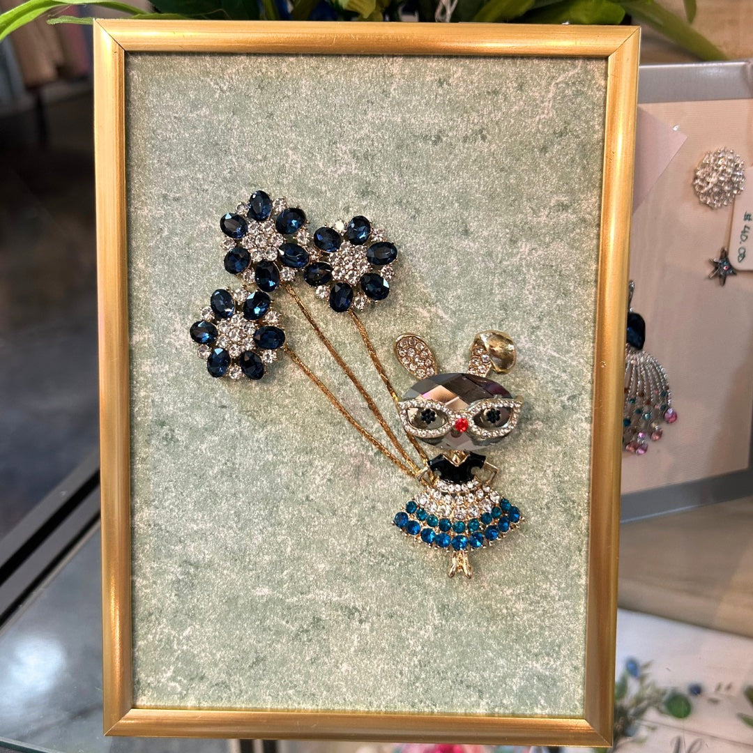 Balloon Mouse Framed Art