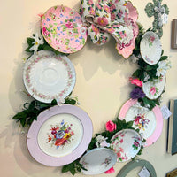 Pastel Plate Wreath