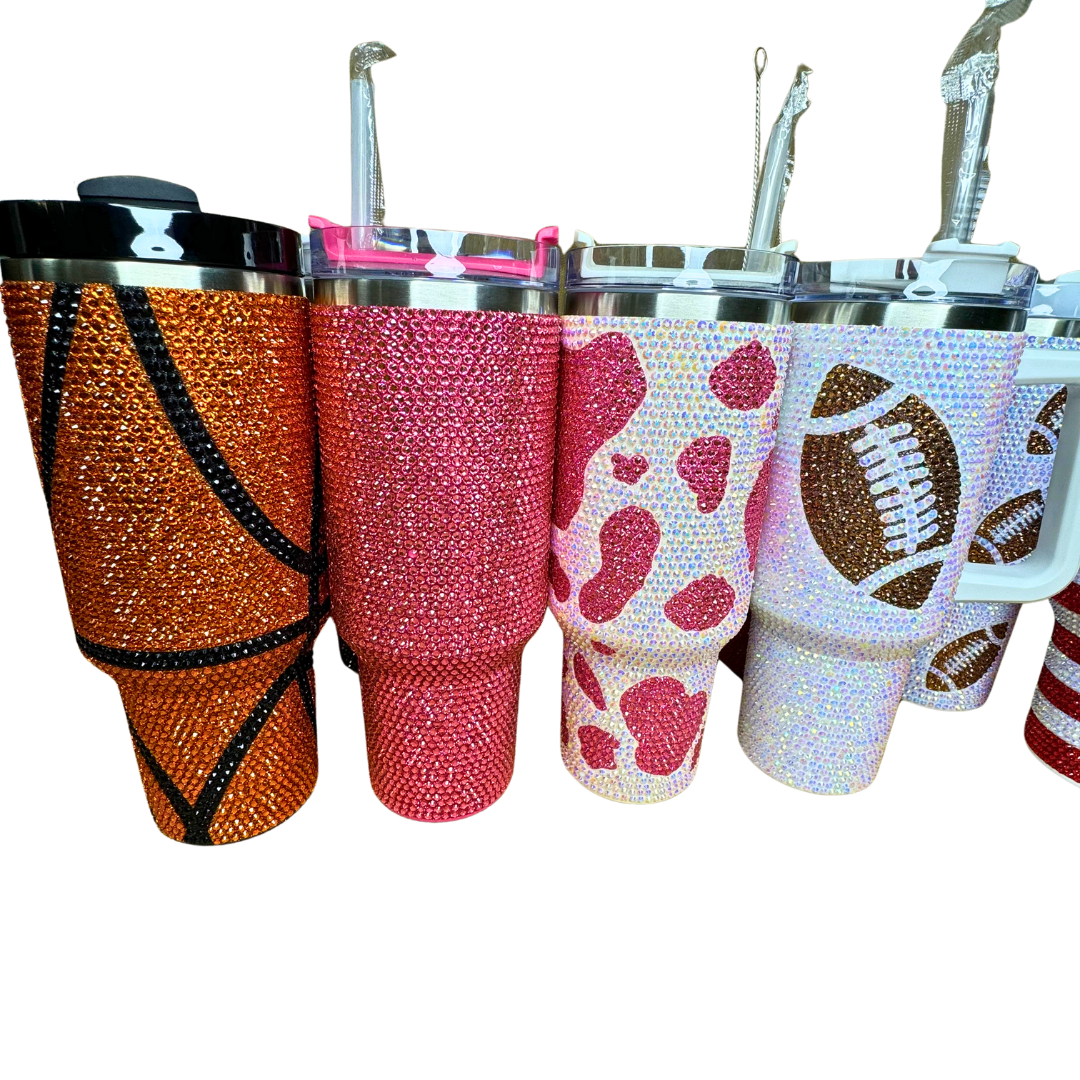 Bedazzled Thermal Cups