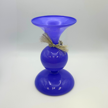 Small Sugar Plum Pillar Candle Holder