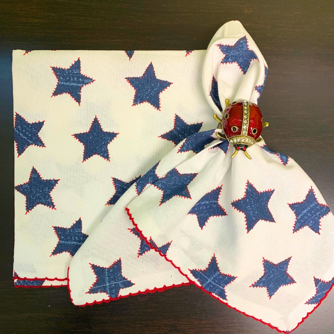 Blue Star Table Napkins