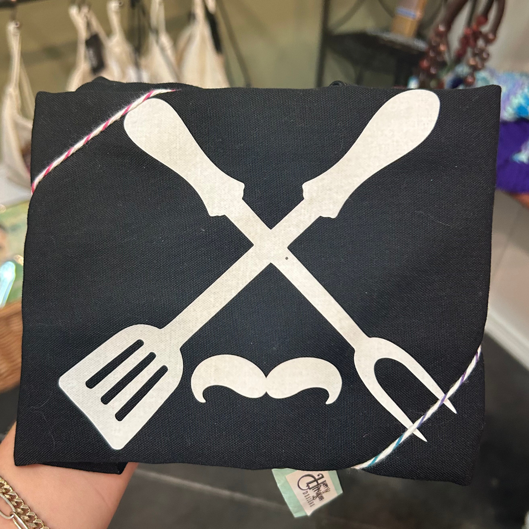 Playful Black Aprons