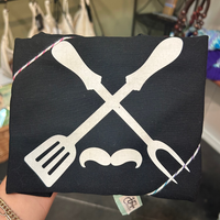 Playful Black Aprons