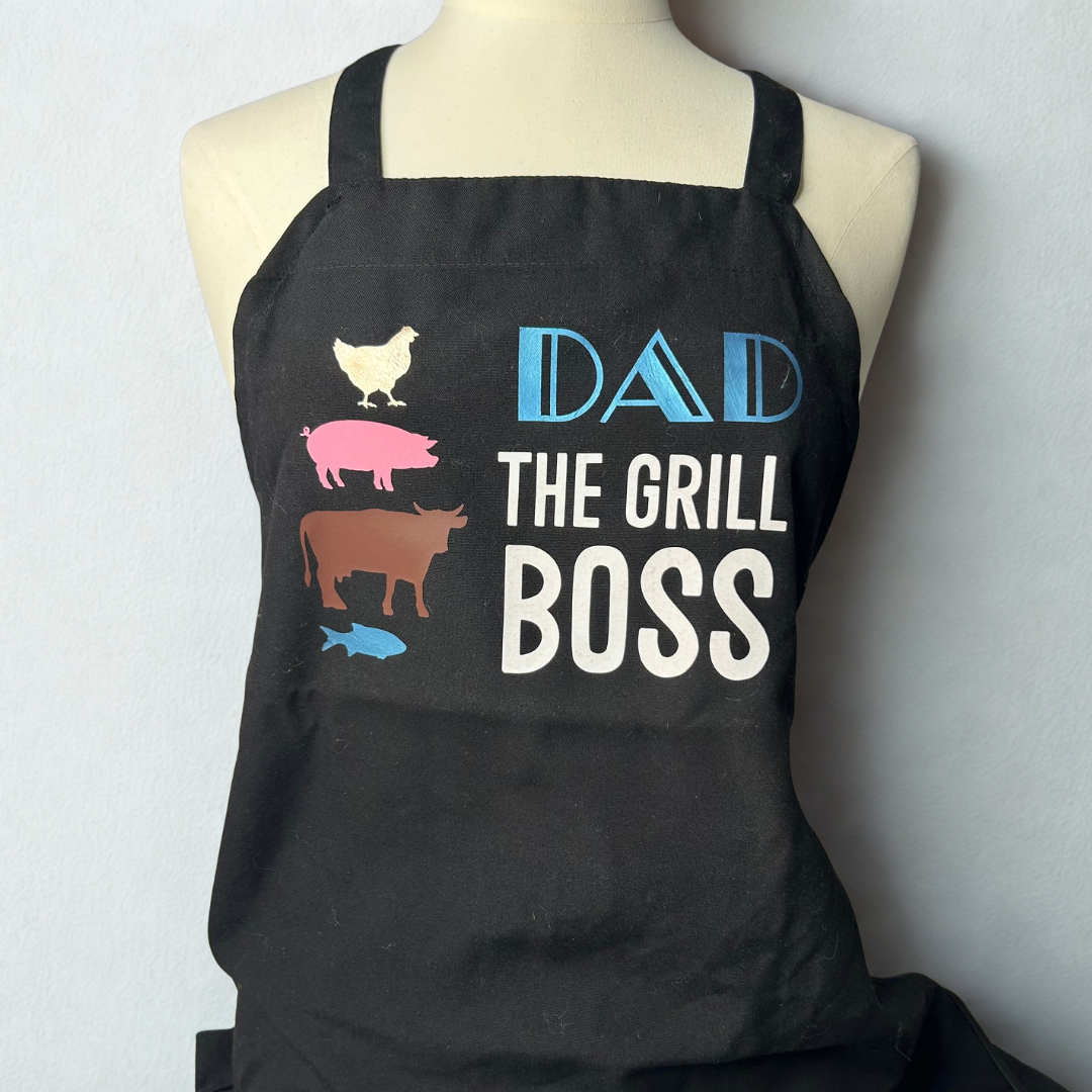 Playful Black Aprons