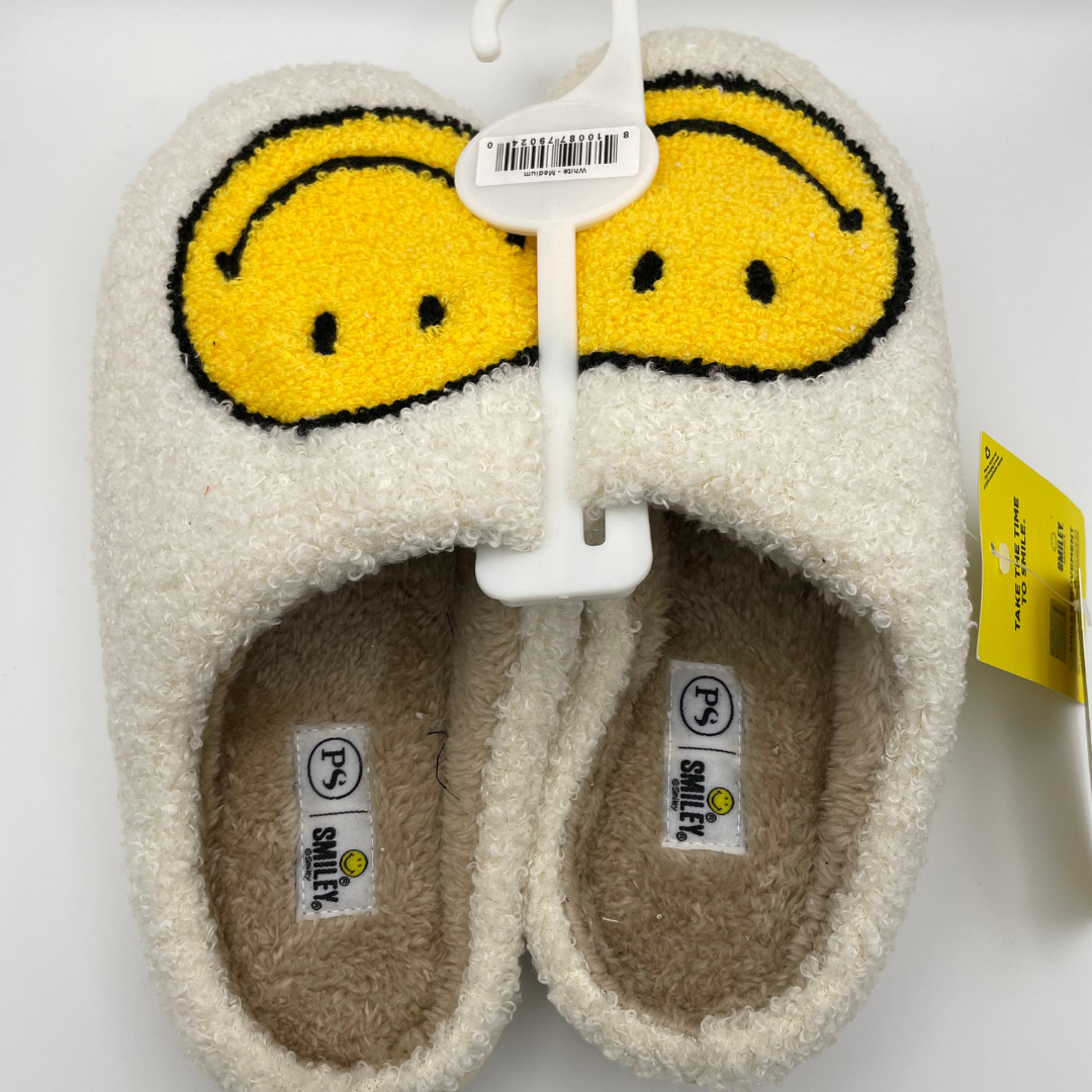 Smiley Face Slippers