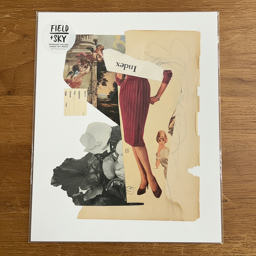 Original Collage Print 'Index'