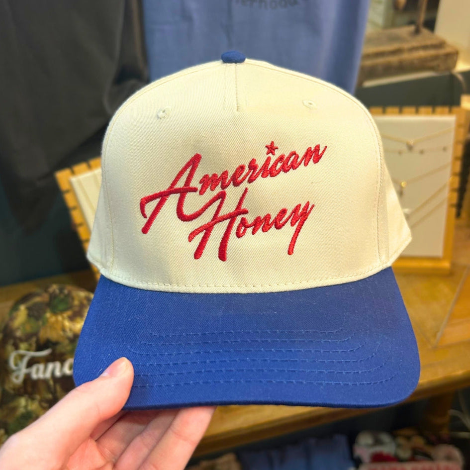 American Honey Embroidered Cap